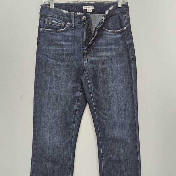 33 GOOD AMERICAN STRAIGHT LEG JEANS WOMEN'S SIZE 4/27          STYLE:GSSPL255T - Picture 5 of 8
